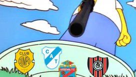 Memes por el descenso de Temperley y Olimpo Memes por el descenso de Temperley y Olimpo