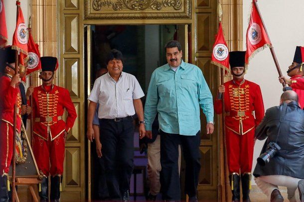 Nicolás Maduro y Evo Morales