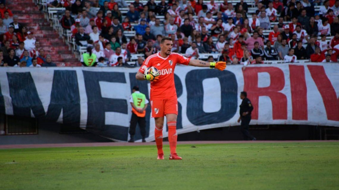 Franco Armani en River - Crédito: @CARPoficial Franco Armani en River - Crédito: @CARPoficial
