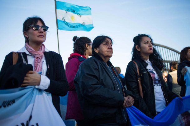 Familiares de los tripulantes del submarino ARA San Juan