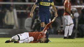 Fabricio Bustos se retiró lesionado y el parte médico confirmó que sufrió un esguince Fabricio Bustos se retiró lesionado y el parte médico confirmó que sufrió un esguince