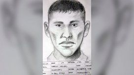 El identikit del asesino de Leandro Alcaraz El identikit del asesino de Leandro Alcaraz