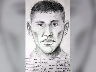 El identikit del asesino de Leandro Alcaraz El identikit del asesino de Leandro Alcaraz