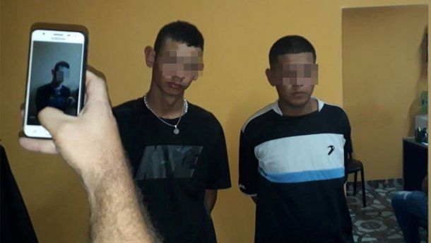 Los acusados por el crimen de Leandro Alcaraz.