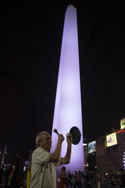 El Obelisco fue uno de los lugares más concurridos<br>
