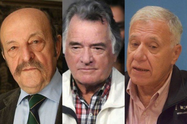 Julio Bárbaro, Luis Barrionuevo y Carlos Campolongo.