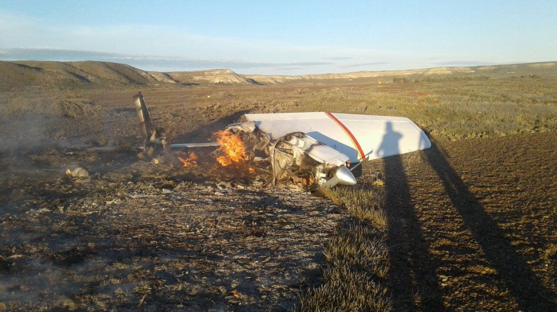 La avioneta caída en Península Valdés.