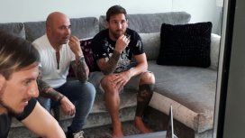 El DT y el capitán durante el último encuentro que habían tenido El DT y el capitán durante el último encuentro que habían tenido