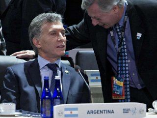Mauricio Macri y Juan José Aranguren Mauricio Macri y Juan José Aranguren