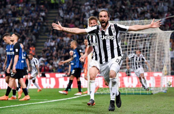 Gol de Higuín para el 3 a 2 de Juventus sobre Inter - Crédito: @juventusfc