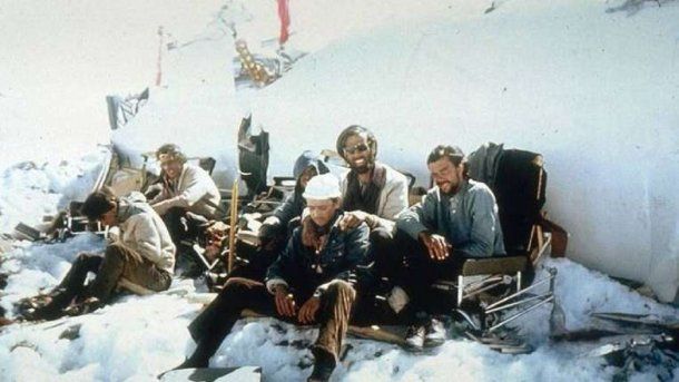Algunos sobrevivientes de la tragedia de Los Andes