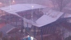Se derrumbó el techo del club donde empezó a jugar Tevez en Fuerte Apache y piden su ayuda Se derrumbó el techo del club donde empezó a jugar Tevez en Fuerte Apache y piden su ayuda