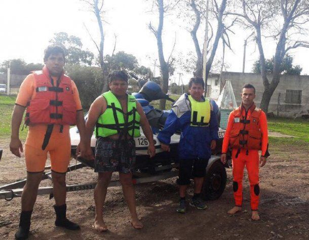 El equipo que intervino en el rescate<br>