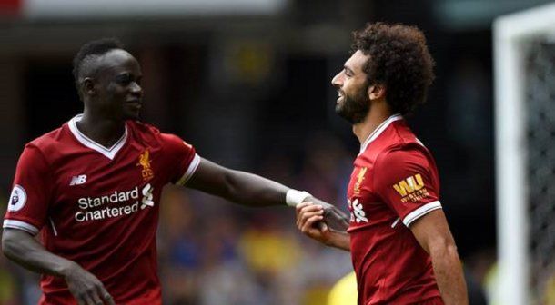 Mohammed Salah y Sadio Mané
