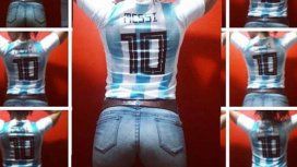 Chubut: escándalo por una diputada que se mostró sexy con la camiseta de Messi Chubut: escándalo por una diputada que se mostró sexy con la camiseta de Messi