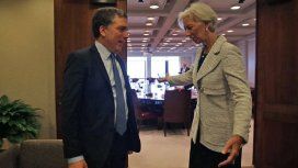 Lagarde y Dujovne estuvieron reunidos durante 40 minutos Lagarde y Dujovne estuvieron reunidos durante 40 minutos