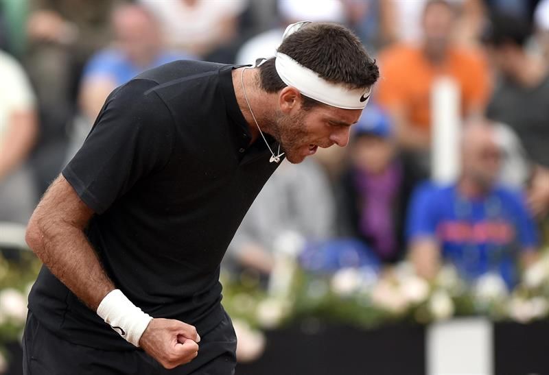 Potro Que No Llega A Los 2 Años Del Potro caía ante Goffin, su físico no pudo más y abandonó en Roma | Tenis, Del Potro