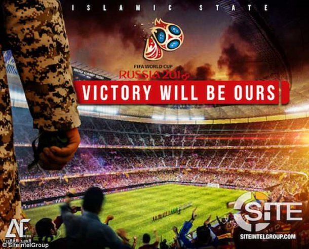 Amenaza de ISIS por el Mundial de Rusia