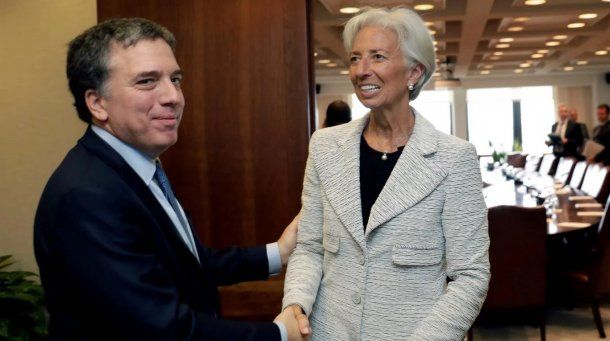 Nicolás Dujovne y Christine Lagarde
