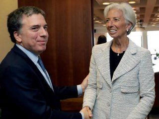 Nicolás Dujovne y Christine Lagarde Nicolás Dujovne y Christine Lagarde