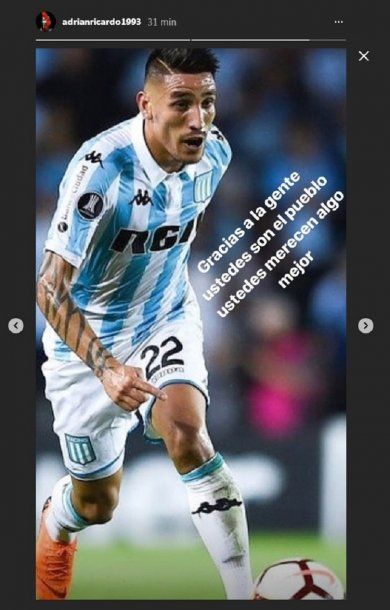 El enojo de Ricardo Centurión en Instagram<br>