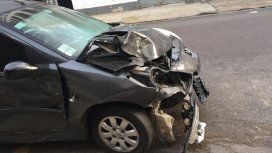 Así quedó el auto de las vedettes Así quedó el auto de las vedettes