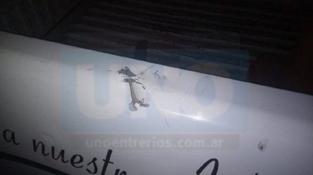 Atacó a la Policía con un hacha y un caño - Crédito: Policía de Entre Ríos