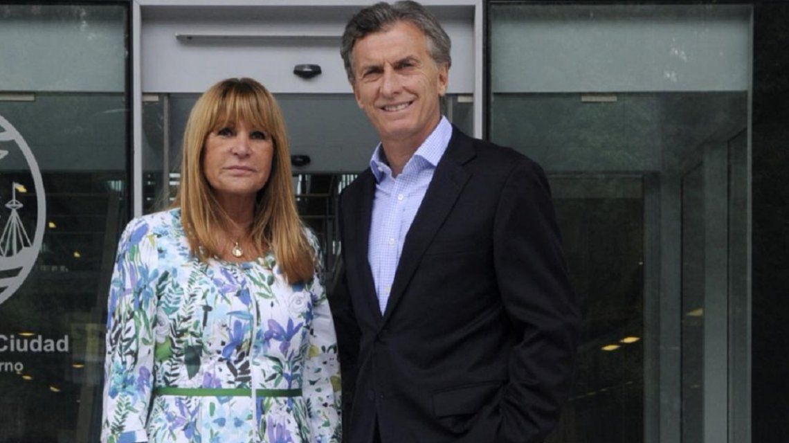 Aída Ayala y Mauricio Macri