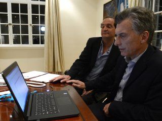 Mauricio Macri y el el secretario Legal y Técnico, Pablo Clusellas. Mauricio Macri y el el secretario Legal y Técnico, Pablo Clusellas.