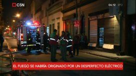 Personal de Bomberos actuó para apagar las llamas Personal de Bomberos actuó para apagar las llamas