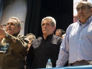 Juan Carlos Schmid, Carlos Acuña y Héctor Daer Juan Carlos Schmid, Carlos Acuña y Héctor Daer