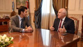 Urtubey se reunió con Miguel Lifschitz en Rosario Urtubey se reunió con Miguel Lifschitz en Rosario