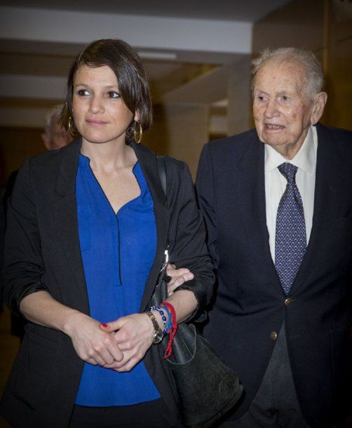 Inés Zorreguieta y su padre Jorge Zorreguieta