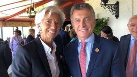 Christine Lagarde y Mauricio Macri Christine Lagarde y Mauricio Macri