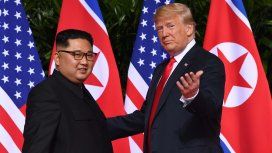 Kim Jong-Un y Donald Trump se encontraron en Singapur Kim Jong-Un y Donald Trump se encontraron en Singapur
