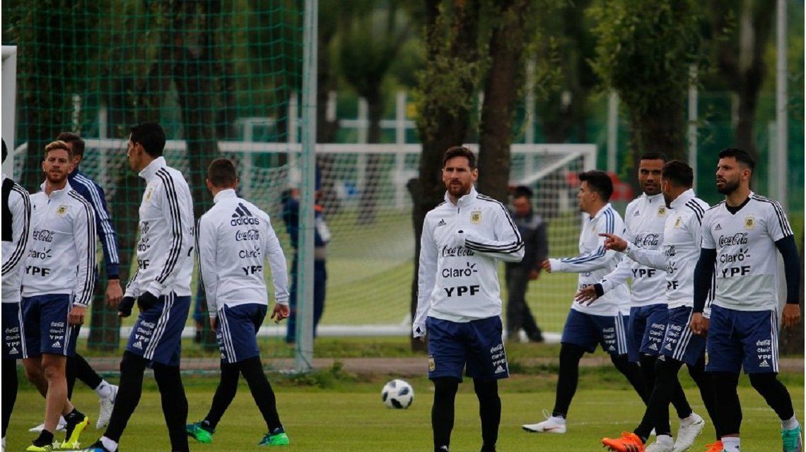 Selección argentina en Bronnitsy - Crédito: @Argentina 