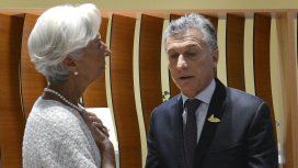 Christine Lagarde y Mauricio Macri Christine Lagarde y Mauricio Macri