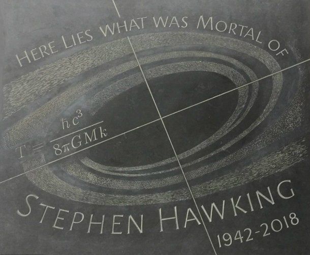 Stephen Hawking fue cremado y sus cenizas fueron depositadas junto a Darwin y Newton