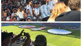 Gustavo Arribas desoyó a Macri y estuvo presenciando el primer partido de Argentina Gustavo Arribas desoyó a Macri y estuvo presenciando el primer partido de Argentina