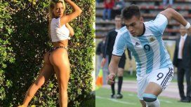 Sol Pérez, sugestiva con Lautaro Martínez Sol Pérez, sugestiva con Lautaro Martínez