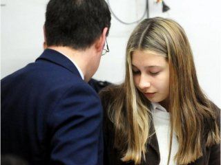 Nahir Galarza en los tribunales de Gualeguaychú Nahir Galarza en los tribunales de Gualeguaychú