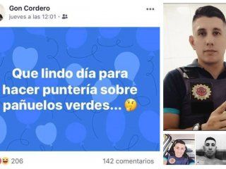 Gon Cordero se llama el agente del indignante posteo Gon Cordero se llama el agente del indignante posteo