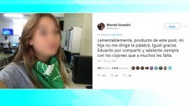 Escrachó a su hija por estar a favor del aborto legal: ahora se queja porque no le habla Escrachó a su hija por estar a favor del aborto legal: ahora se queja porque no le habla
