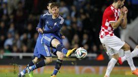 Cristian Ansaldi marcó un gol en 2014 ante Croacia Cristian Ansaldi marcó un gol en 2014 ante Croacia