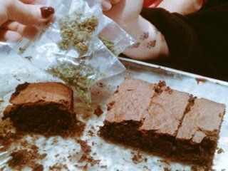 Brownie con marihuana Brownie con marihuana