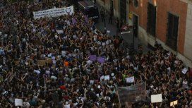 Una multitud se reunió en Madrid para protestar por la liberación de tres integrantes de La Manada Una multitud se reunió en Madrid para protestar por la liberación de tres integrantes de La Manada