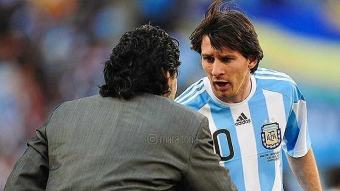 El insólito saludo de Maradona a Messi por su cumpleaños en Instagram