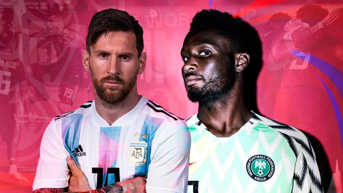 Nigeria - Argentina, por el Grupo D del Mundial: horario, formaciones y TV