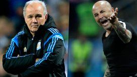 Alejandro Sabella y Jorge Sampaoli Alejandro Sabella y Jorge Sampaoli