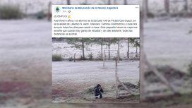Este es el mensaje que publicó el Ministerio de Educación Este es el mensaje que publicó el Ministerio de Educación